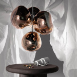 Melt Small LED Ljuskrona Copper Melt Small LED Ljuskrona Copper