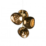 Melt Mini LED Ljuskrona Bronze Melt Mini LED Ljuskrona Bronze