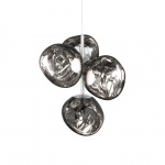 Melt Mini LED Ljuskrona Silver Melt Mini LED Ljuskrona Silver