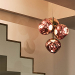 Melt Mini LED Ljuskrona Copper Melt Mini LED Ljuskrona Copper