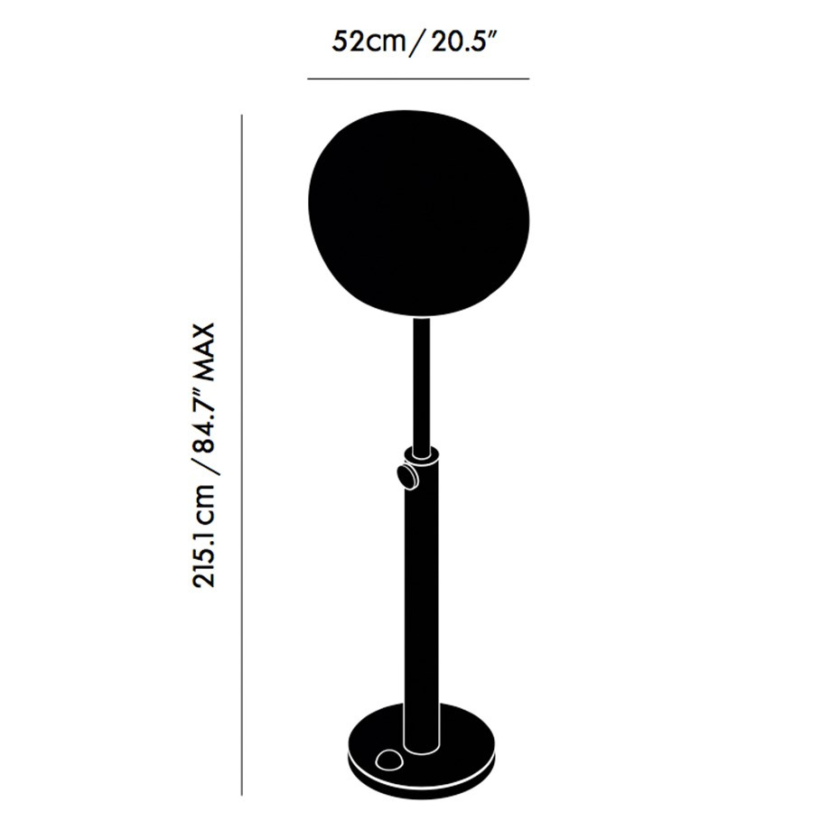 Melt Golvlampa Copper