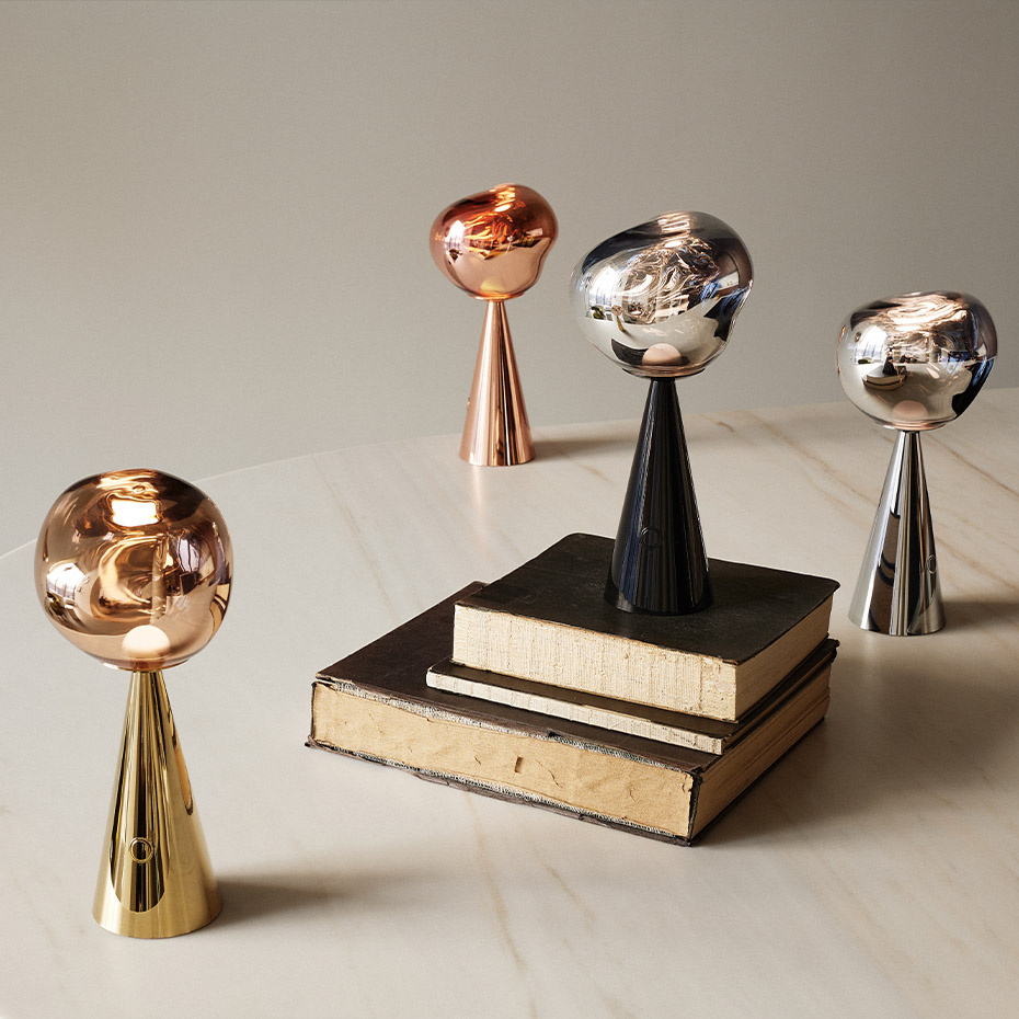 Melt Portable LED Bordslampa Gold