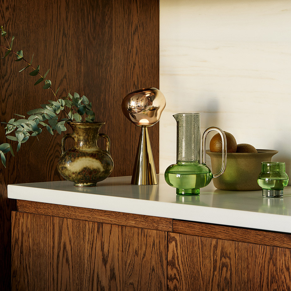 Melt Portable LED Bordslampa Gold