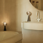 Melt Portable LED Bordslampa Silver Melt Portable LED Bordslampa Silver