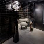 Melt Cone Fat LED Golvlampa Silver Melt Cone Fat LED Golvlampa Silver