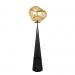 Melt Cone Fat LED Golvlampa Gold Melt Cone Fat LED Golvlampa Gold