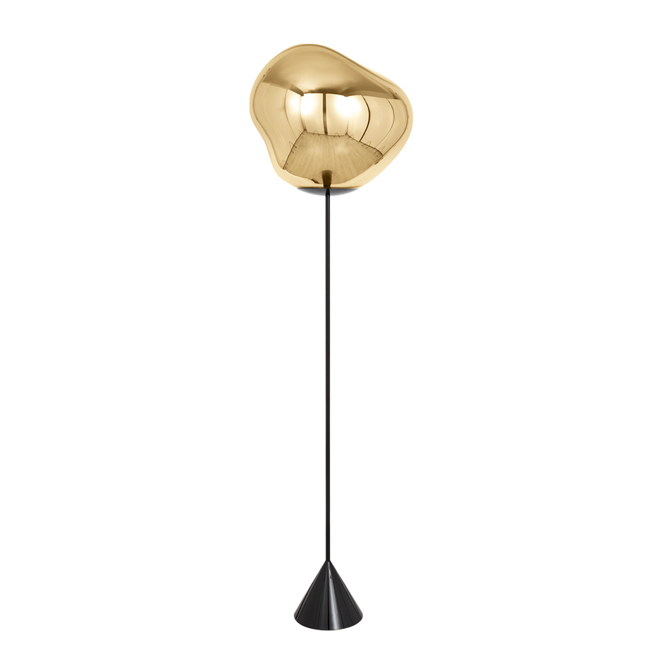 Melt Cone Slim LED Golvlampa Gold