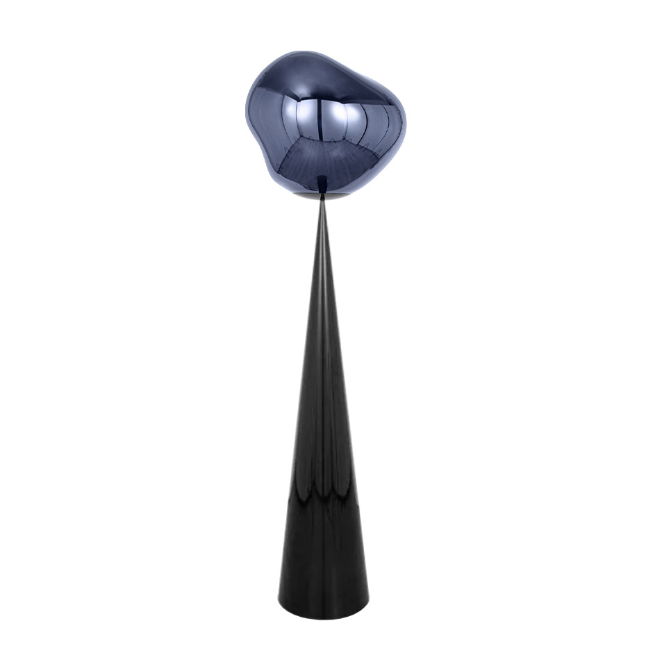 Melt Cone Fat LED Golvlampa Smoke