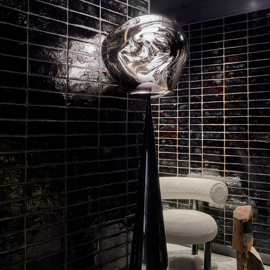 Melt Cone Fat LED Golvlampa Smoke