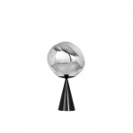Tom Dixon Melt Cone Fat LED Bordslampa Silver Tom Dixon Melt Cone Fat LED Bordslampa Silver