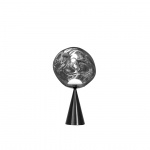 Melt Cone Fat LED Bordslampa Silver Melt Cone Fat LED Bordslampa Silver