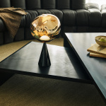 Melt Cone Fat LED Bordslampa Gold Melt Cone Fat LED Bordslampa Gold