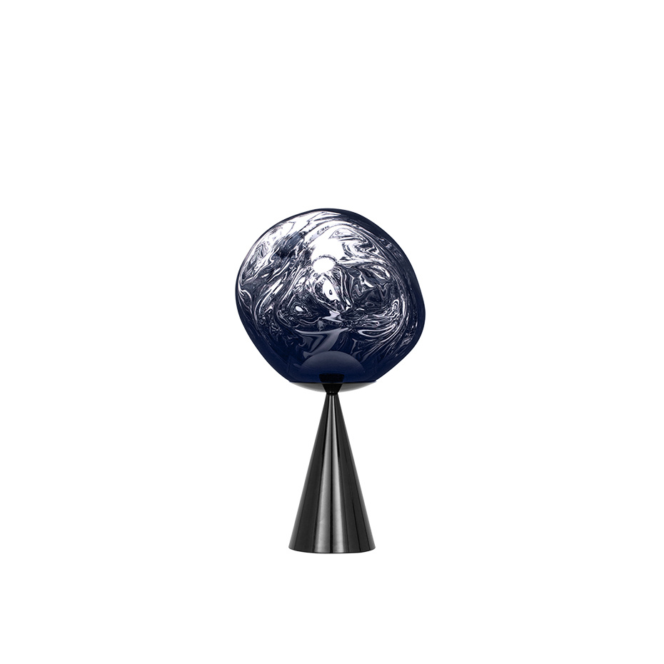 Melt Cone Fat LED Bordslampa Smoke