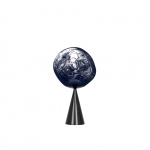 Melt Cone Fat LED Bordslampa Smoke Melt Cone Fat LED Bordslampa Smoke