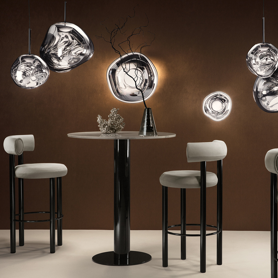 Melt LED Pendel Silver