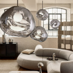 Melt Pendel Silver Melt Pendel Silver