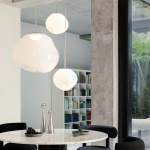 Melt Pendel Opalescent/Gold Melt Pendel Opalescent/Gold