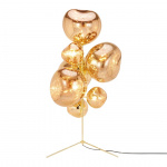 Melt Stand Chandelier Golvlampa Gold Melt Stand Chandelier Golvlampa Gold