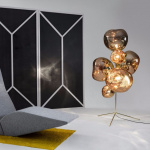 Melt Stand Chandelier Golvlampa Gold Melt Stand Chandelier Golvlampa Gold