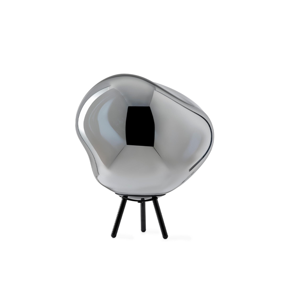 Melt Portable Large LED Golvlampa/Pendel Silver