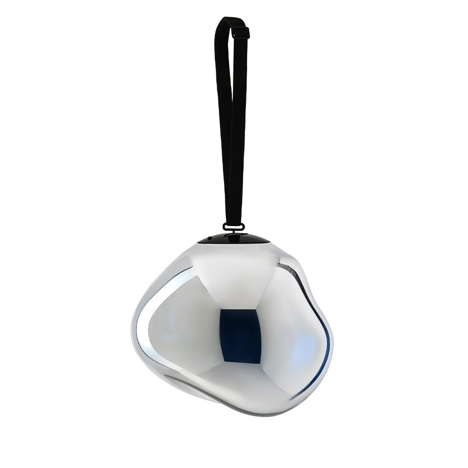 Melt Portable Large LED Golvlampa/Pendel Silver