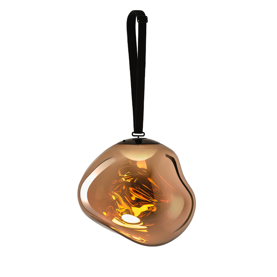 Melt Portable Large LED Golvlampa/Pendel Gold