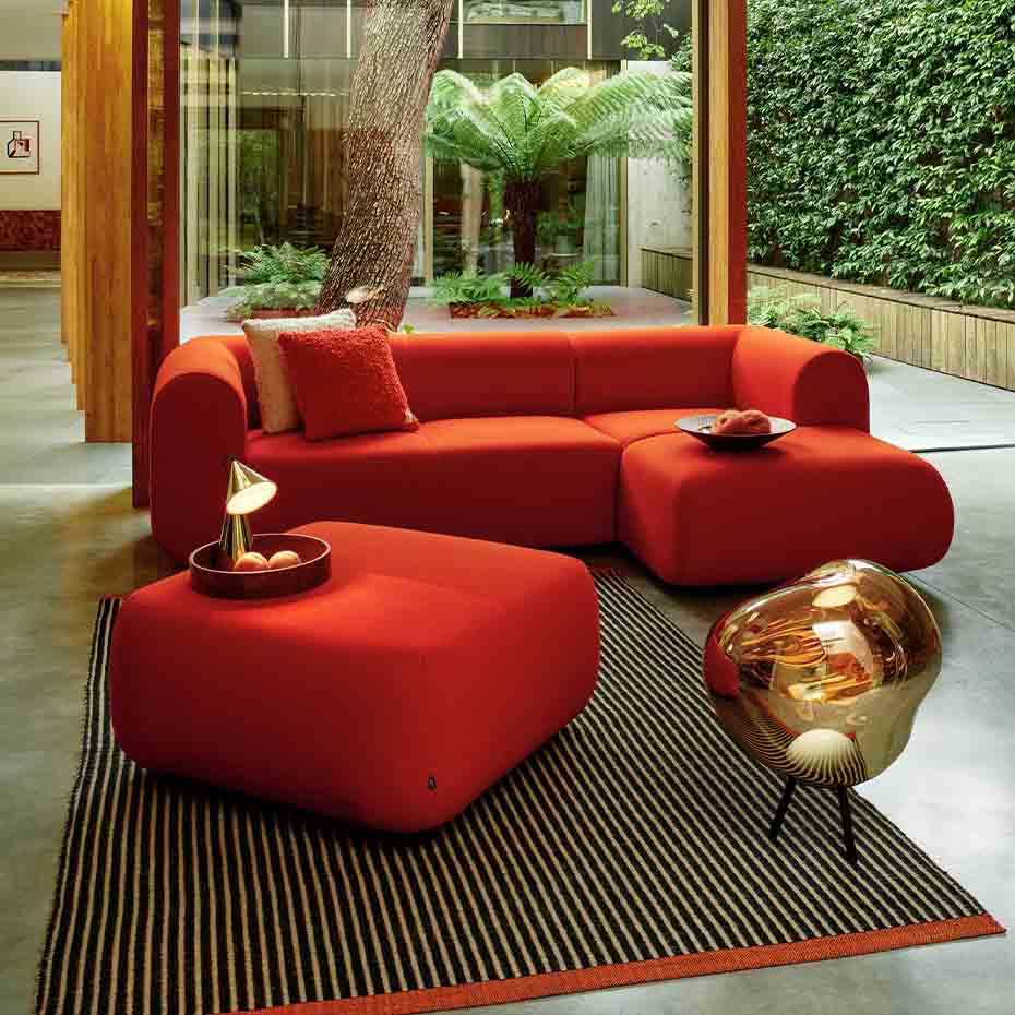 Melt Portable Large LED Golvlampa/Pendel Gold