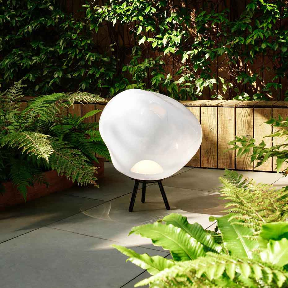 Melt Portable Large LED Golvlampa/Pendel Opalescent