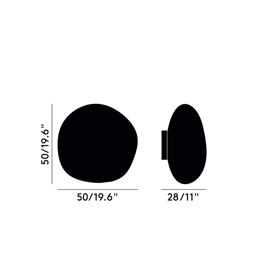 Melt Surface LED Taklampa/Vägglampa Copper