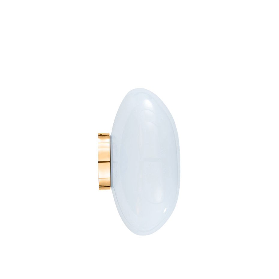 Melt Surface LED Taklampa/Vägglampa Opalescent/Gold