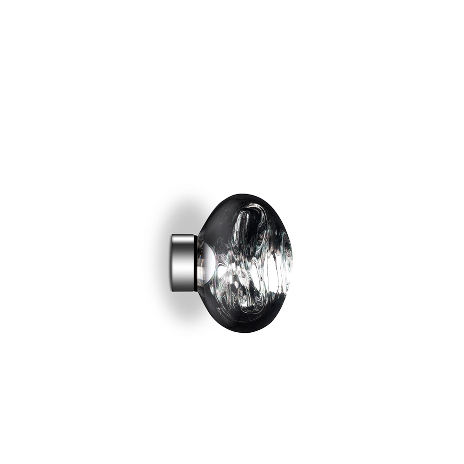 Tom Dixon Melt Mini Surface LED Taklampa/Vägglampa Silver