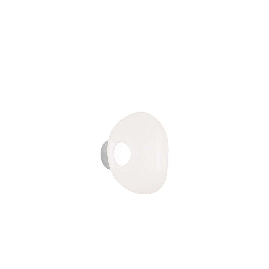 Melt Mini Surface LED Taklampa/Vägglampa Opalescent/Silver