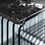 Panton Wire Top Panel Double 18,8cm Black Marble