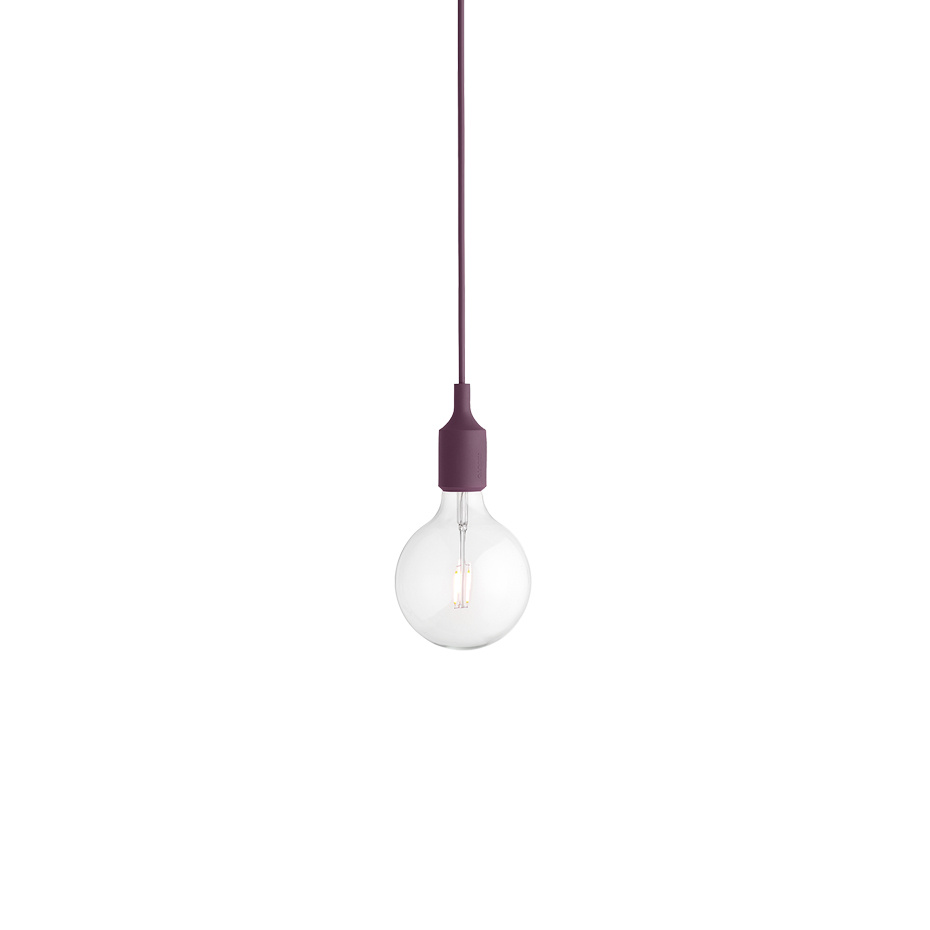 E27 Pendel Burgundy