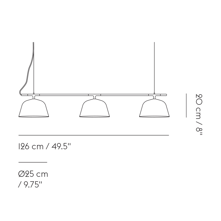 Ambit Rail Pendel Grey