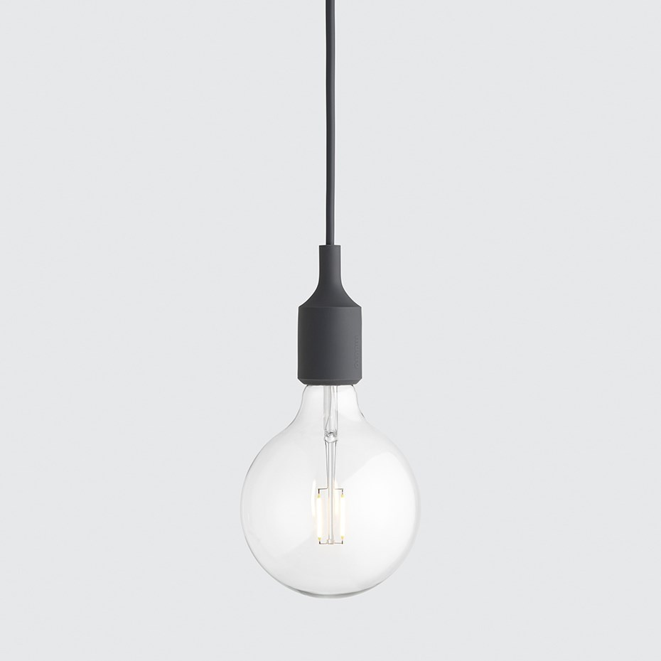 E27 Pendel Dark Grey