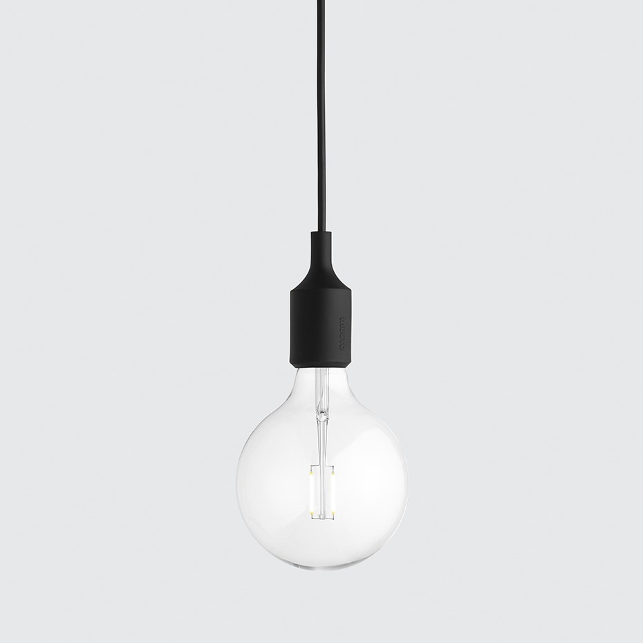 E27 Pendel Black