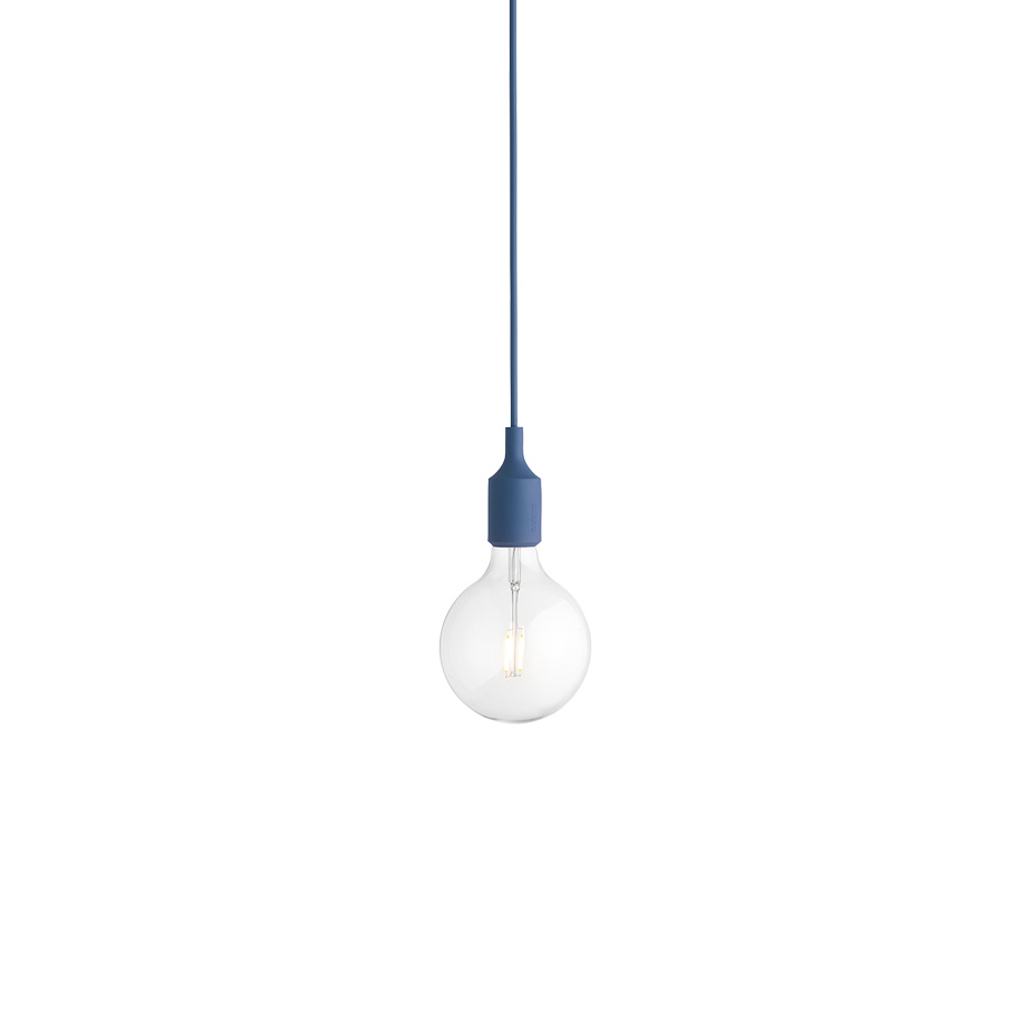 E27 Pendel Pale Blue