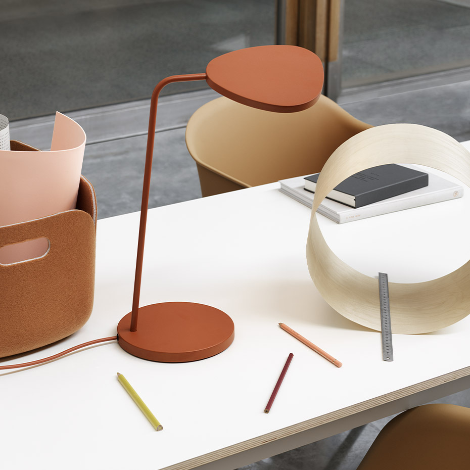 Leaf Bordslampa Grey