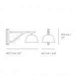 Ambit Vägglampa Grey Ambit Vägglampa Grey