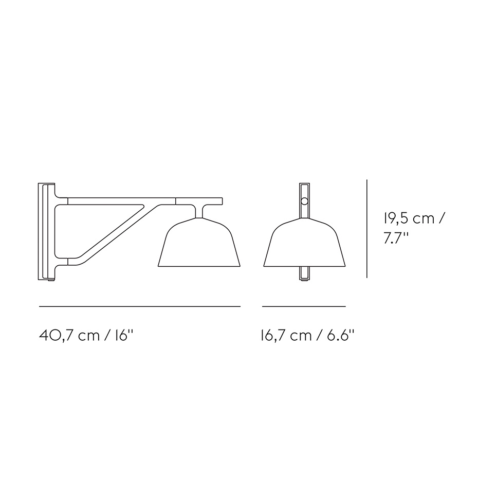 Ambit Vägglampa Taupe