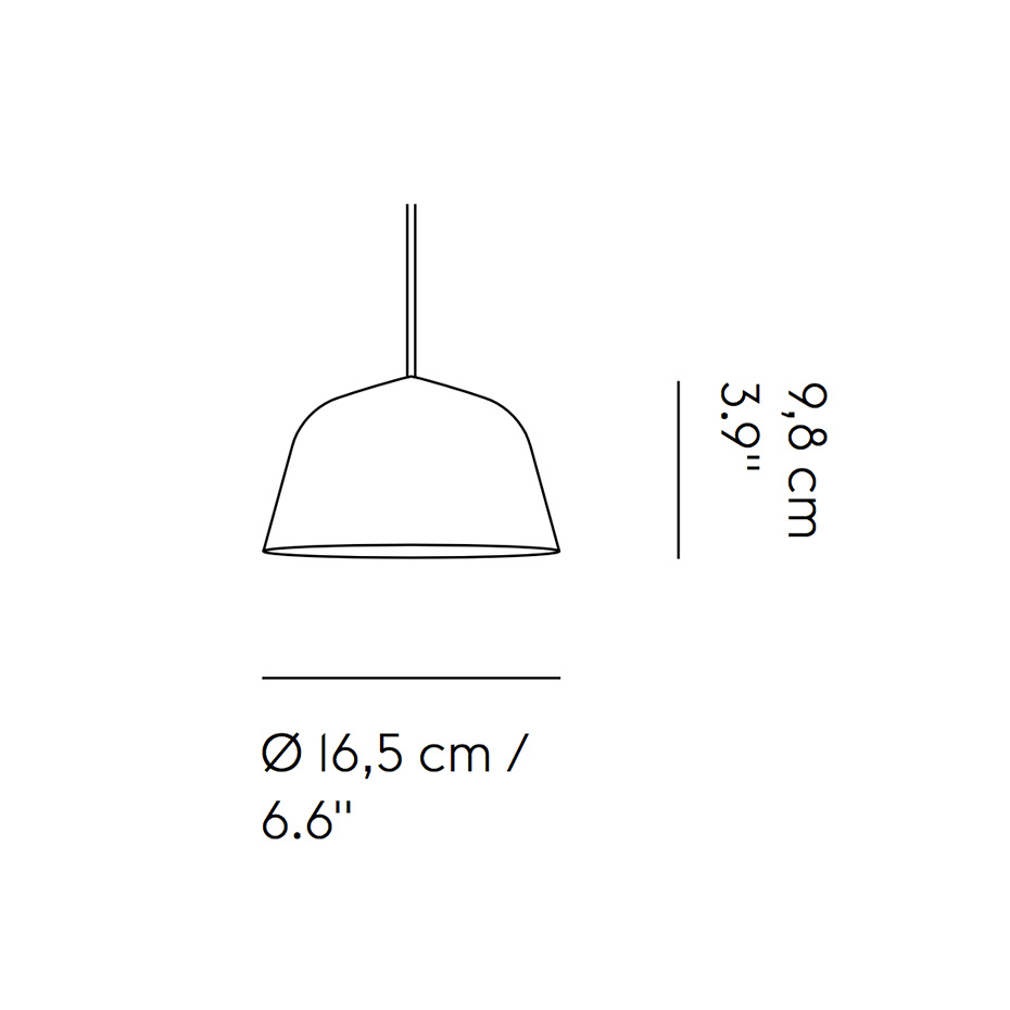 Ambit Pendel Ø16,5 Taupe