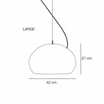 Fluid Pendel Large Opal Fluid Pendel Large Opal