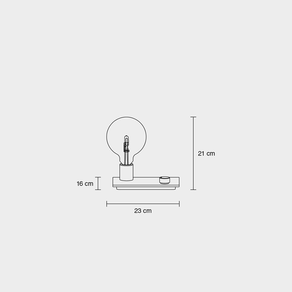 Control Bordslampa Grey