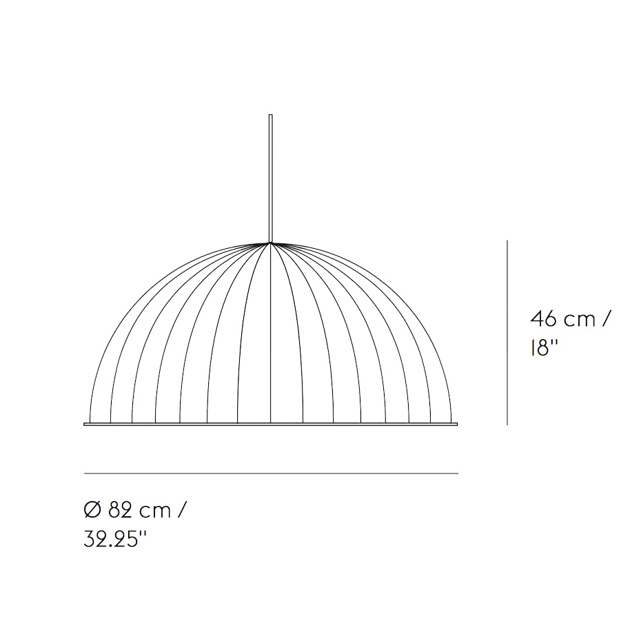 Under The Bell Pendel Ø82 Black
