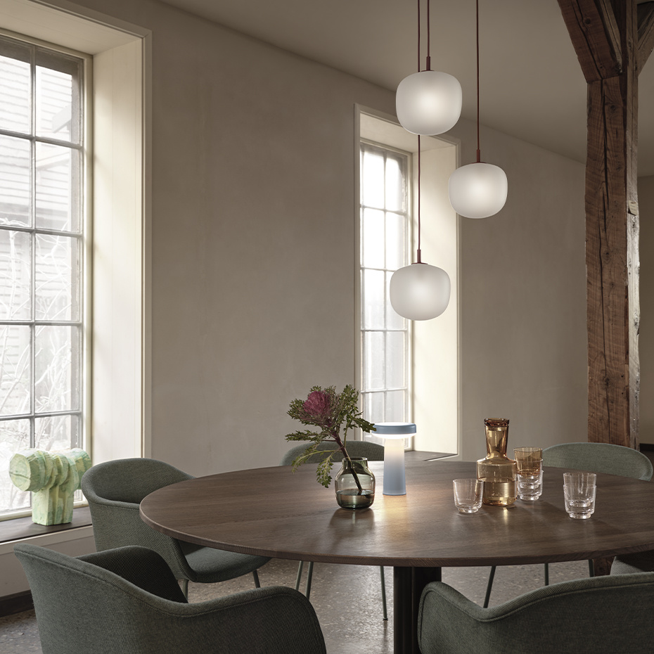 Rime Pendel Ø25 Deep Red