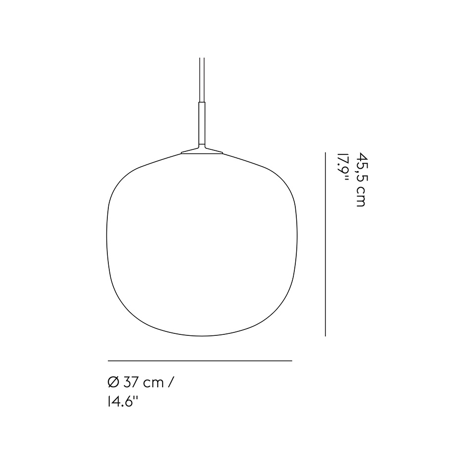 Rime Pendel Ø37 Grey