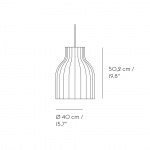 Strand Pendel Open Ø40 White Strand Pendel Open Ø40 White