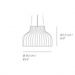 Strand Pendel Open Ø60 White Strand Pendel Open Ø60 White