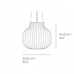 Strand Pendel Closed Ø60 White Strand Pendel Closed Ø60 White